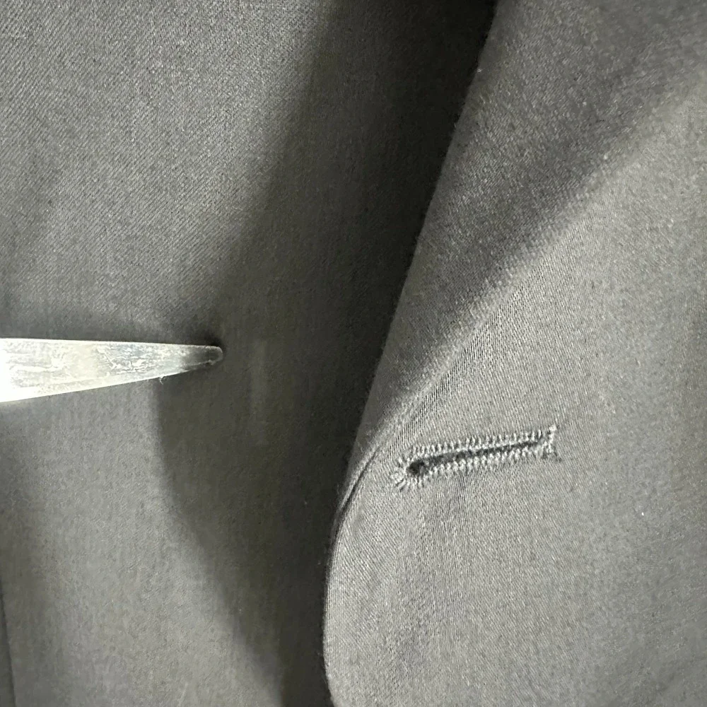 Giorgio Cosani RM3 Hand‎ Tailored Luxury Fine Wool Blazer Dark Black Size 42